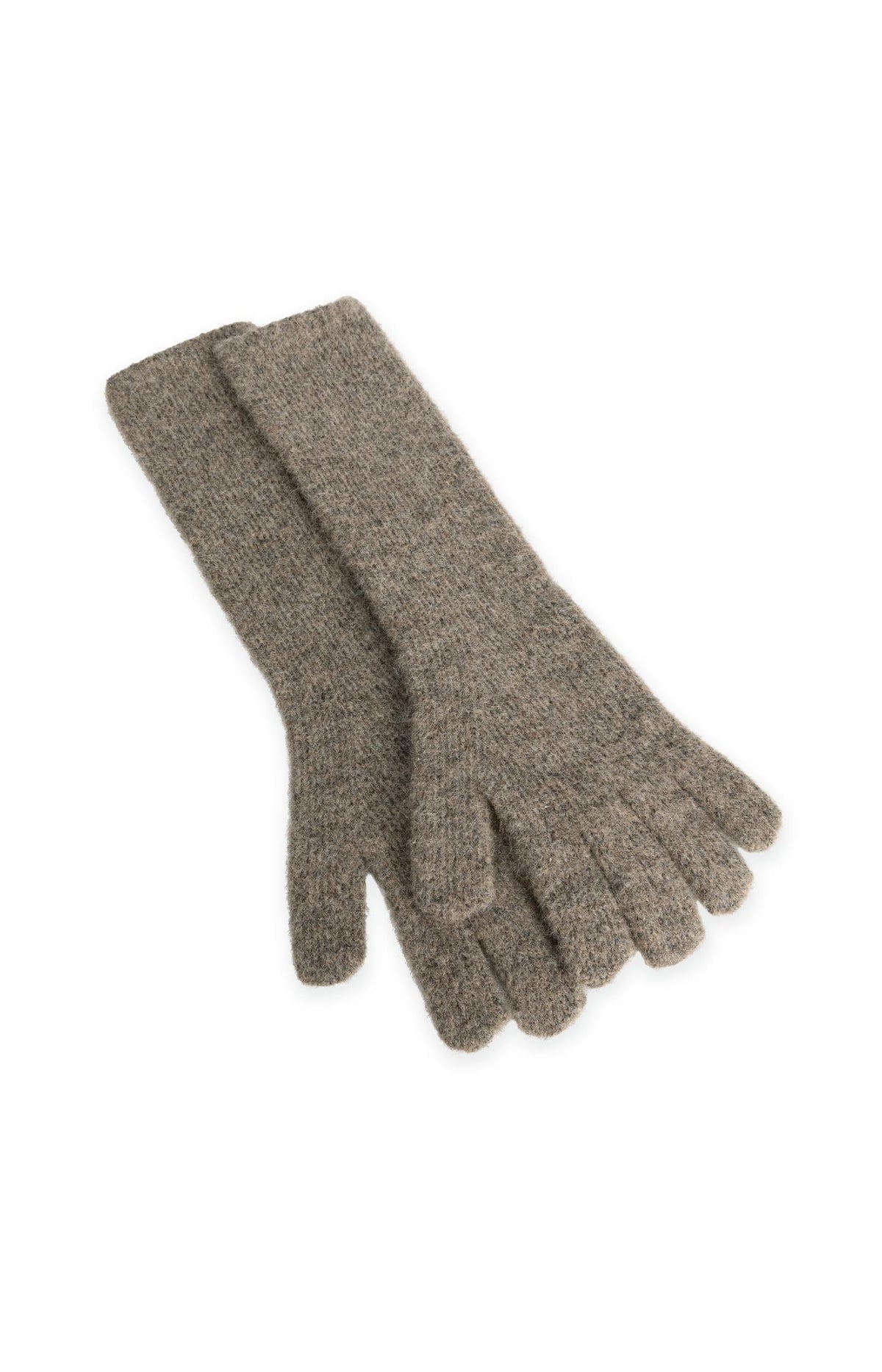Soft Knitted Long Gloves