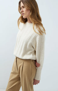 Sweater with Batwing Sleeves