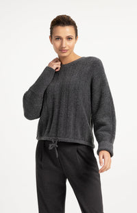 Sweater with Batwing Sleeves