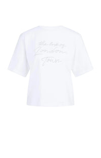 T-shirt with Soft Flock Print