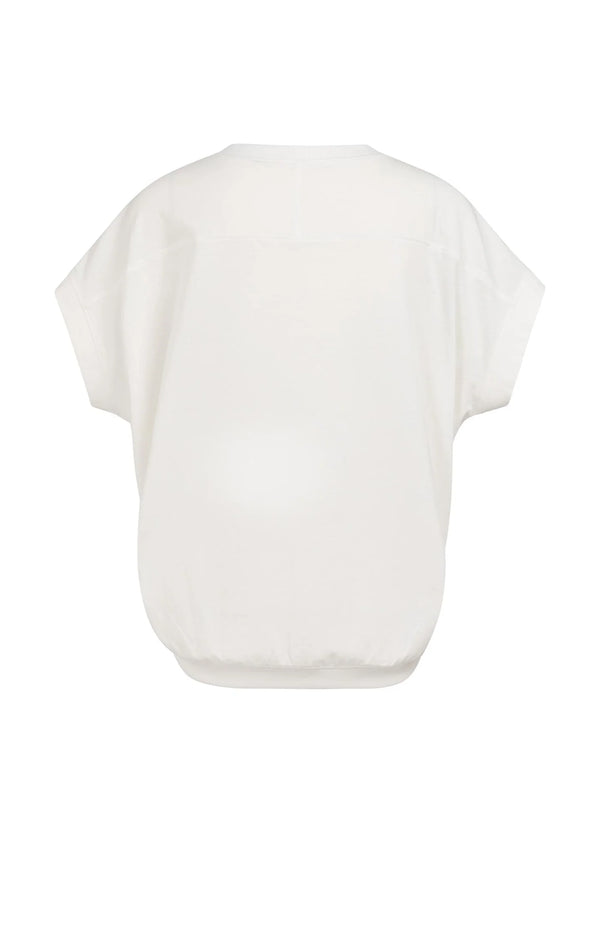 Top with Short Sleeves and Print