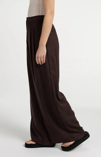 YAYA Wide Leg Trousers with Elastic Waist