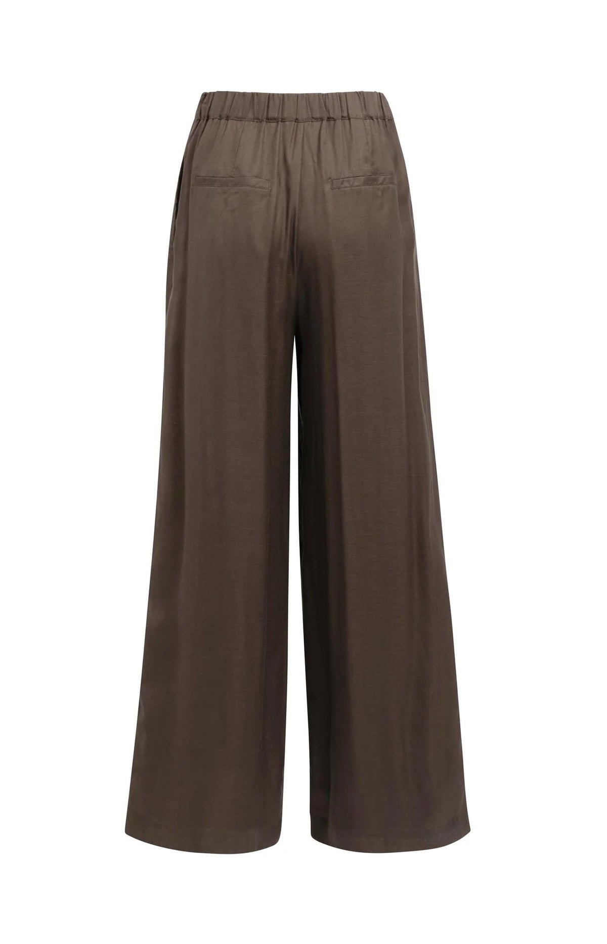YAYA Wide Leg Trousers with Elastic Waist