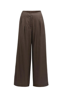 YAYA Wide Leg Trousers with Elastic Waist