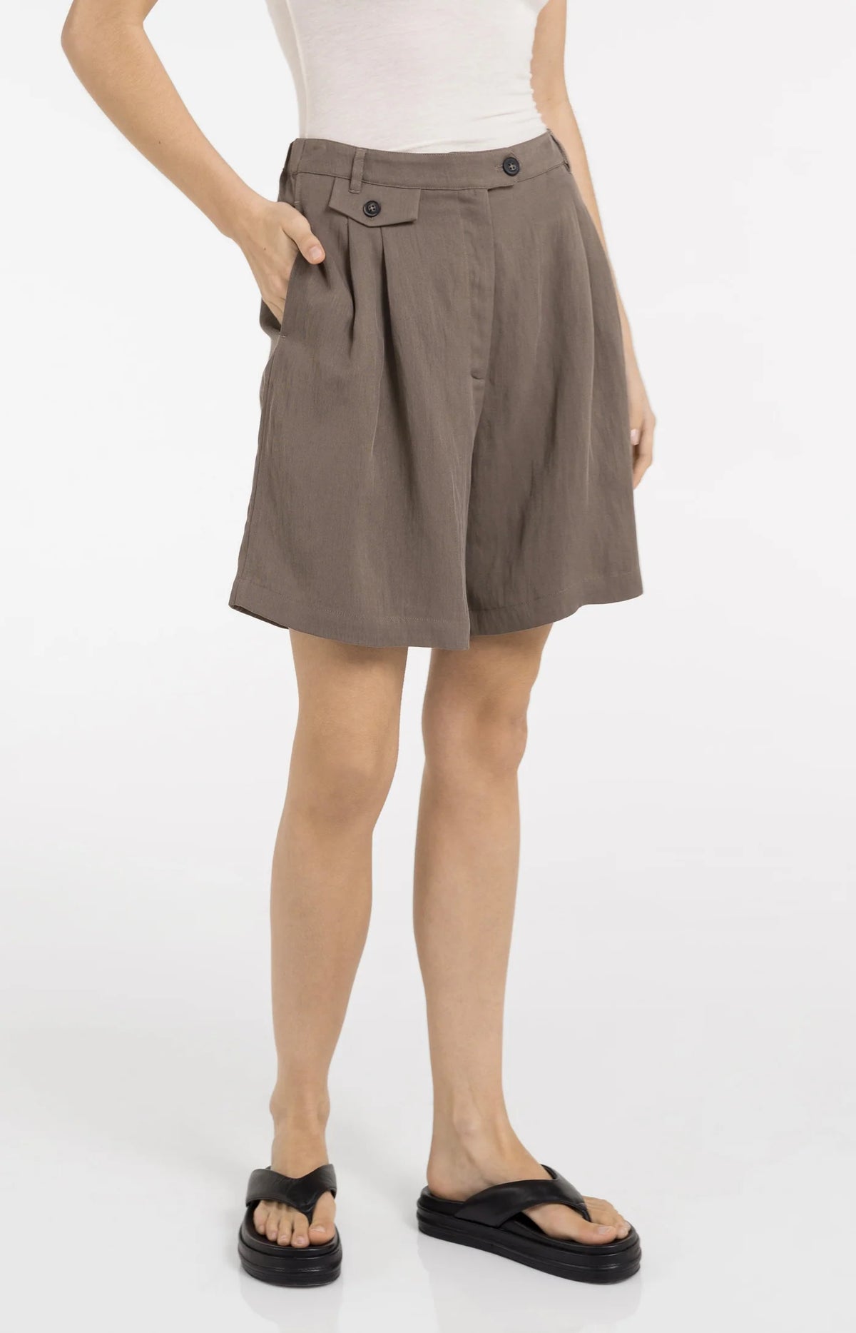 Woven Bermuda Shorts
