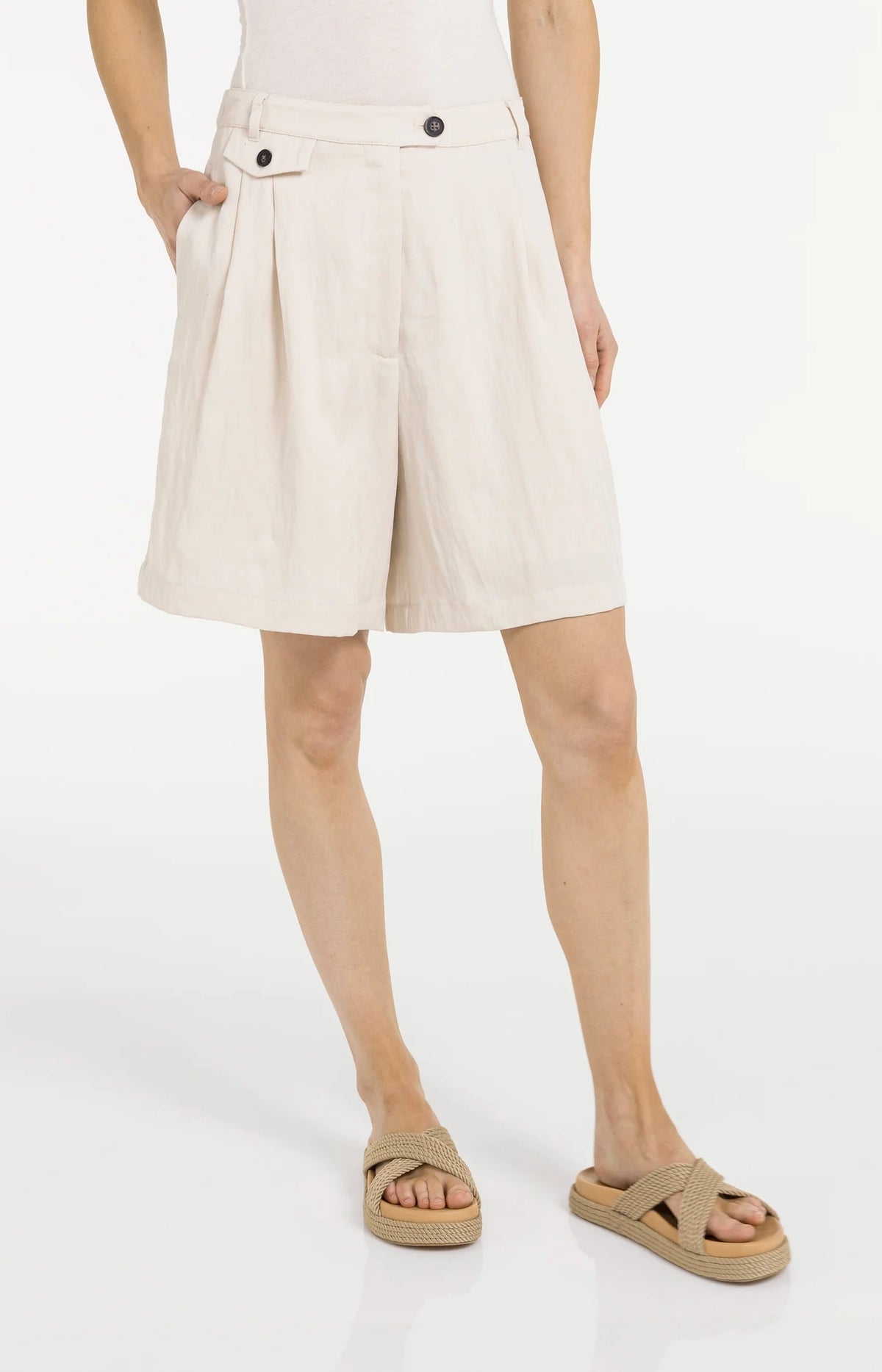 Woven Bermuda Shorts