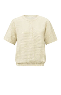 Woven Polo Blouse