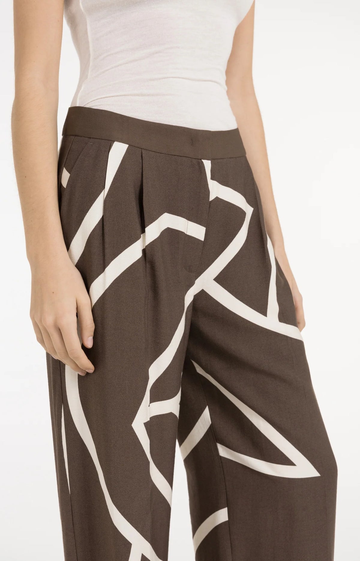 WovenPrint  Trousers