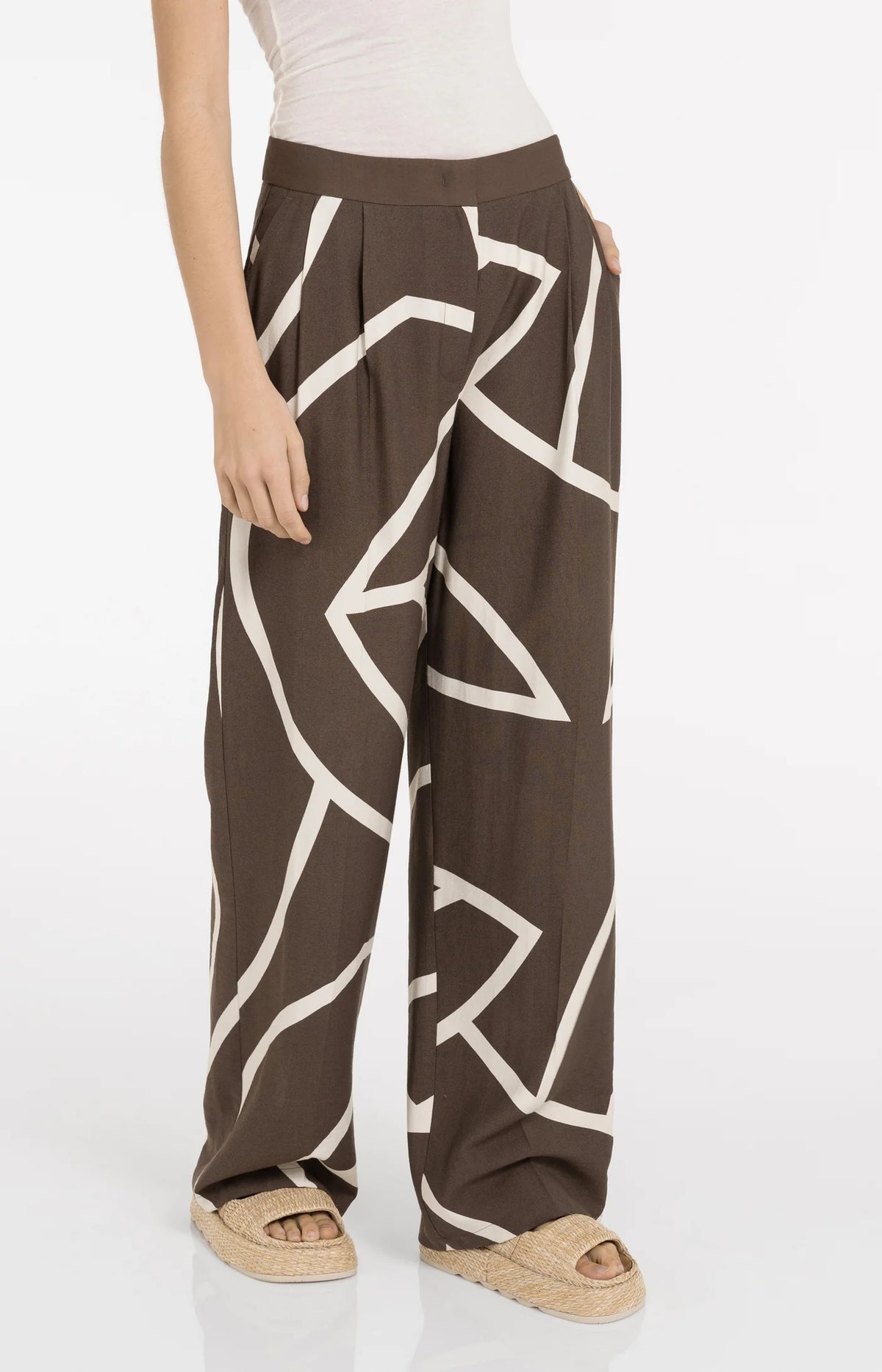 WovenPrint  Trousers